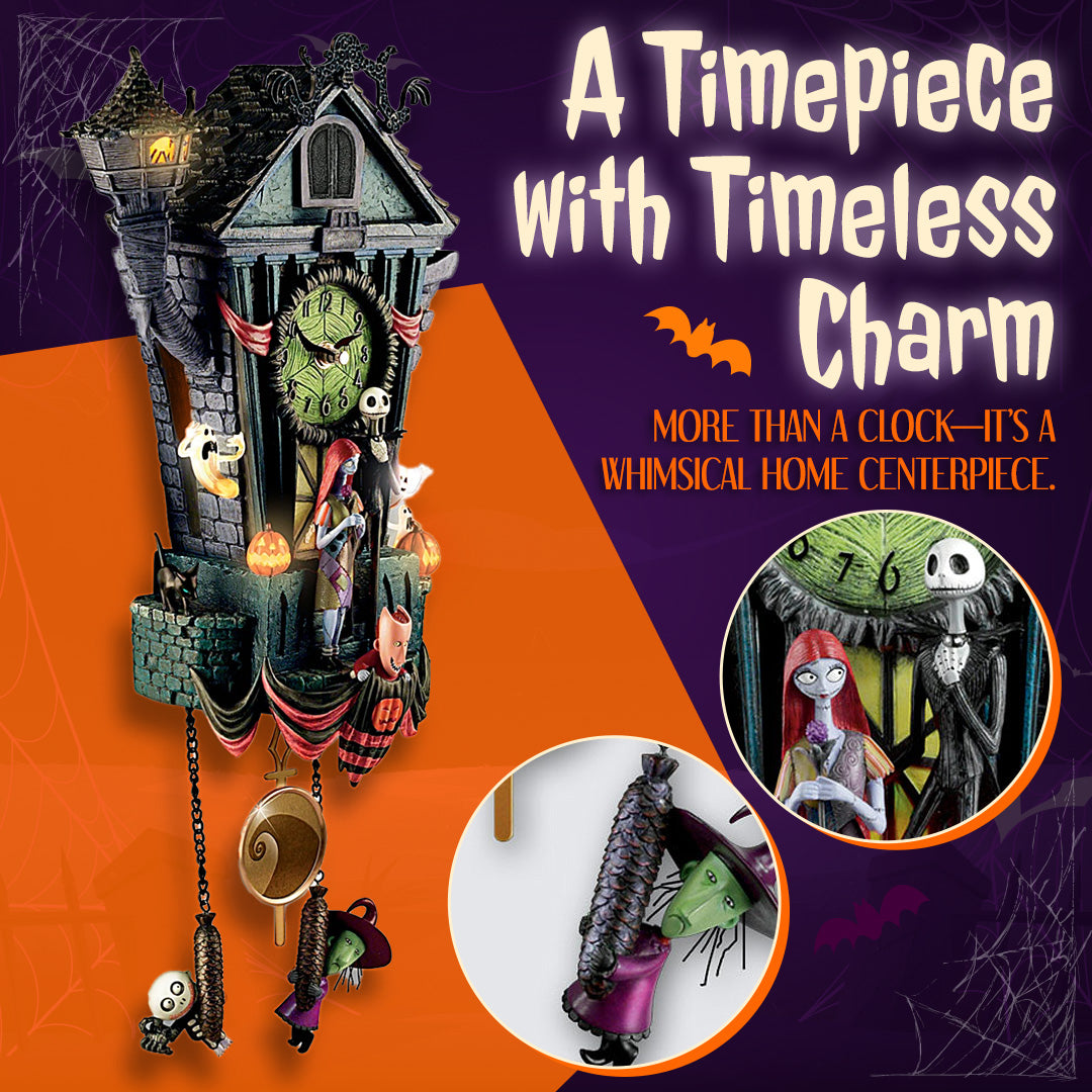 🎃 HallowClock - Halloween Wall Clock ⏰ Nightmare Before Christmas Collectible 👻