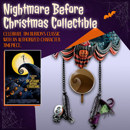🎃 HallowClock - Halloween Wall Clock ⏰ Nightmare Before Christmas Collectible 👻